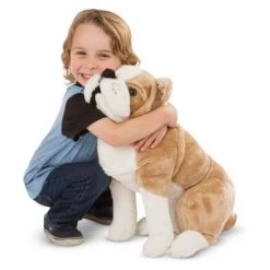 Melissa & Doug Melissa & Doug Giant English Bulldog - Lifelike Stuffed Animal (nearly 2 feet tall)