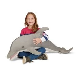 Melissa & Doug Melissa & Doug Giant Dolphin - Lifelike Stuffed Animal (nearly 4 feet long)