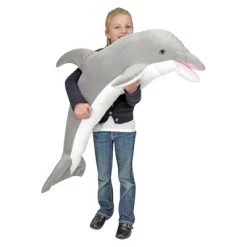 Melissa & Doug Melissa & Doug Giant Dolphin - Lifelike Stuffed Animal (nearly 4 feet long) -Melissa & Doug Sales 2022 unnamed file 2670