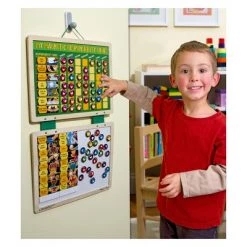 Melissa & Doug Melissa & Doug Deluxe Wooden Magnetic Responsibility Chart With 90 Magnets