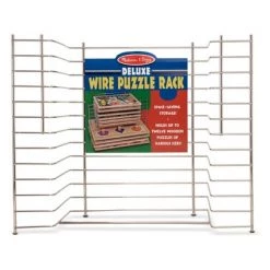 Melissa & Doug Melissa & Doug Deluxe Metal Wire Puzzle Storage Rack for 12 Small and Large Puzzles -Melissa & Doug Sales 2022 unnamed file 2710
