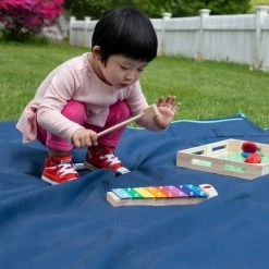 Melissa & Doug Melissa & Doug Band-in-a-Box Hum! Jangle! Shake! - 7-Piece Musical Instrument Set -Melissa & Doug Sales 2022 unnamed file 2755