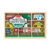 Melissa & Doug Melissa & Doug Wooden Vehicles and Traffic Signs With 6 Cars and 9 Signs
