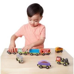 Melissa & Doug Melissa & Doug Wooden Train Cars