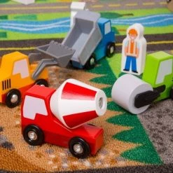 Melissa & Doug Deluxe Activity Road Rug Play Set with 49pc Wooden Vehicles and Play -Melissa & Doug Sales 2022 unnamed file 2819