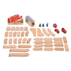 Melissa & Doug Melissa & Doug Swivel Bridge Wooden Train Set (47pc) -Melissa & Doug Sales 2022 unnamed file 2836