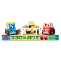 Melissa & Doug Melissa & Doug Construction Vehicle Wooden Play Set (8pc) -Melissa & Doug Sales 2022 unnamed file 2854