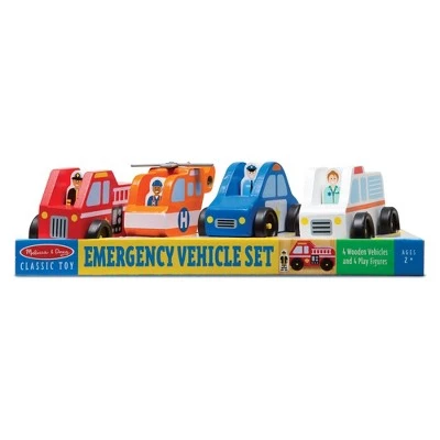 Melissa & Doug Melissa & Doug Emergency Vehicle Set 4 Melissa & Doug Melissa & Doug Emergency Vehicle Set - Image 2