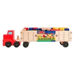 Melissa & Doug Sales 2022 15 Melissa & Doug Melissa & Doug Big Rig Truck Wooden Building Set (22pc)