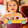 Melissa & Doug Melissa & Doug GO Tots Wooden Roll & Ride Bus with 3 Disks -Melissa & Doug Sales 2022 unnamed file 2924