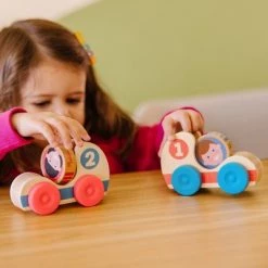 Melissa & Doug Sales 2022 7 Melissa & Doug Melissa & Doug GO Tots Wooden Race Cars (2 Cars, 2 Disks)