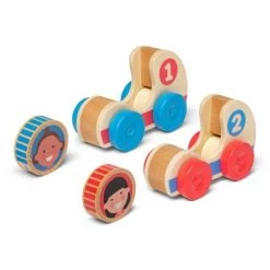 Melissa & Doug Melissa & Doug GO Tots Wooden Race Cars (2 Cars, 2 Disks) -Melissa & Doug Sales 2022 unnamed file 2934