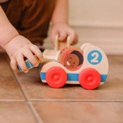 Melissa & Doug Melissa & Doug GO Tots Wooden Race Cars (2 Cars, 2 Disks) -Melissa & Doug Sales 2022 unnamed file 2937