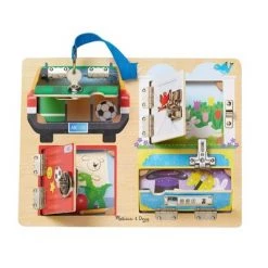 Melissa & Doug Melissa & Doug Locks & Latches Board -Melissa & Doug Sales 2022 unnamed file 325
