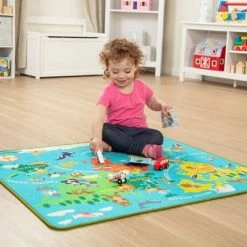 Melissa & Doug Round the World Travel Activity Rug