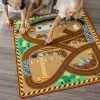 Melissa & Doug Melissa & Doug Round the Site Construction Truck Rug