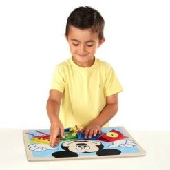 Melissa & Doug Melissa & Doug Mickey Mouse Clubhouse Wooden Basic Skills Board