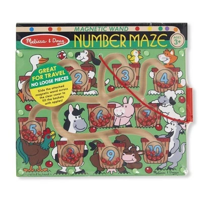 Melissa & Doug Melissa & Doug Magnetic Wand Number Maze - Wooden Puzzle Activity 4 Melissa & Doug Melissa & Doug Magnetic Wand Number Maze - Wooden Puzzle Activity - Image 2