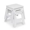 Melissa & Doug Melissa & Doug Wooden Stools - Set of 2 - White