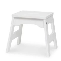Melissa & Doug Melissa & Doug Wooden Stools - Set of 2 - White -Melissa & Doug Sales 2022 unnamed file 483