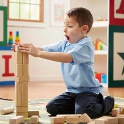 Melissa & Doug Melissa & Doug Standard Unit Solid-Wood Building Blocks With Wooden Storage Tray (60pc) -Melissa & Doug Sales 2022 unnamed file 513