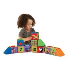 Melissa & Doug Melissa & Doug K's Kids Match and Build Soft Blocks Set -Melissa & Doug Sales 2022 unnamed file 520