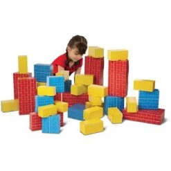 Melissa & Doug Lightweight Jumbo Cardboard Building Block Set - 40pc -Melissa & Doug Sales 2022 unnamed file 524