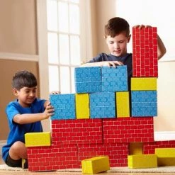 Melissa & Doug Melissa & Doug Extra-Thick Cardboard Building Blocks - 24 Blocks in 3 Sizes -Melissa & Doug Sales 2022 unnamed file 532