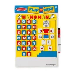 Melissa & Doug Melissa & Doug Flip to Win Travel Hangman Game - White Board, Dry-Erase Marker -Melissa & Doug Sales 2022 unnamed file 549