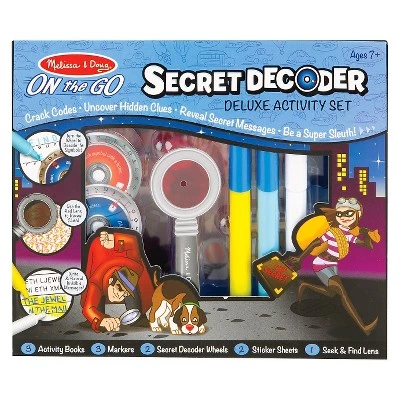 Melissa & Doug Melissa & Doug On the Go Secret Decoder Deluxe Activity Set and Super Sleuth Toy Board Game 3 Melissa & Doug Melissa & Doug On the Go Secret Decoder Deluxe Activity Set and Super Sleuth Toy Board Game
