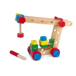 Melissa & Doug Melissa & Doug Wooden Construction Building Set in a Box (48pc) -Melissa & Doug Sales 2022 unnamed file 576