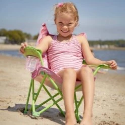 Melissa & Doug Melissa & Doug Sunny Patch Bella Butterfly Outdoor Folding Lawn and Camping Chair with Carrying Case