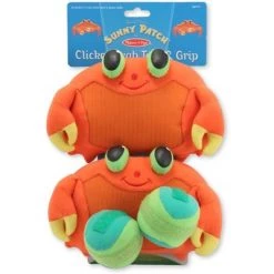 Melissa & Doug Melissa & Doug Sunny Patch Clicker Crab Toss and Grip Catching Game With 2 Balls