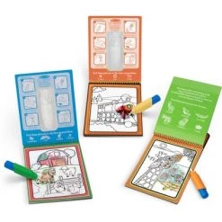 Melissa & Doug Melissa & Doug On the Go Water Wow! Water-Reveal Activity Pads Set - Vehicles, Animals, Safari -Melissa & Doug Sales 2022 unnamed file 671