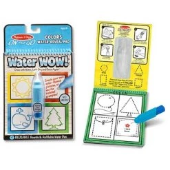 Melissa & Doug Melissa & Doug On the Go Water Wow! Water-Reveal Activity Pads Set - Colors, Numbers, Alphabet