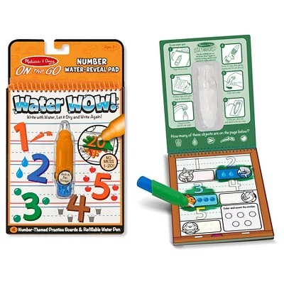 Melissa & Doug Melissa & Doug On the Go Water Wow! Water-Reveal Activity Pads Set - Colors, Numbers, Alphabet 4 Melissa & Doug Melissa & Doug On the Go Water Wow! Water-Reveal Activity Pads Set - Colors, Numbers, Alphabet - Image 3
