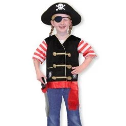Melissa & Doug Melissa & Doug Pirate Role Play Costume Dress-Up Set With Hat, Sword, and Eye Patch -Melissa & Doug Sales 2022 unnamed file 697