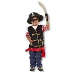Melissa & Doug Melissa & Doug Pirate Role Play Costume Dress-Up Set With Hat, Sword, and Eye Patch -Melissa & Doug Sales 2022 unnamed file 699