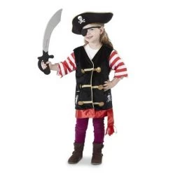 Melissa & Doug Melissa & Doug Pirate Role Play Costume Dress-Up Set With Hat, Sword, and Eye Patch -Melissa & Doug Sales 2022 unnamed file 700