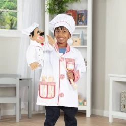 Melissa & Doug Melissa & Doug Chef Role Play Costume Dress - Up Set With Realistic Accessories -Melissa & Doug Sales 2022 unnamed file 728