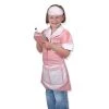 Melissa & Doug Melissa & Doug Waitress Role Play Costume Set (7pc) - Includes Apron, Order Pad, Cap