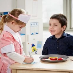 Melissa & Doug Melissa & Doug Waitress Role Play Costume Set (7pc) - Includes Apron, Order Pad, Cap -Melissa & Doug Sales 2022 unnamed file 732