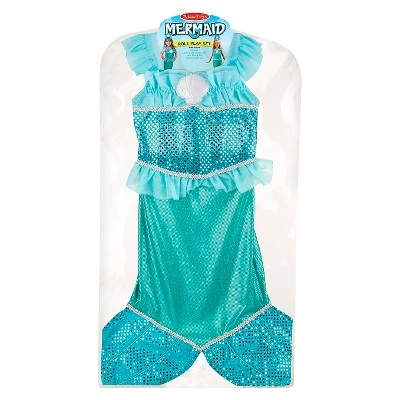 Melissa & Doug Melissa & Doug Mermaid Role Play Costume Set - Gown With Flaired Tail, Seashell Tiara 3 Melissa & Doug Melissa & Doug Mermaid Role Play Costume Set - Gown With Flaired Tail, Seashell Tiara