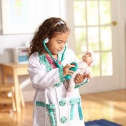 Melissa & Doug Melissa & Doug Doctor Role Play Costume Dress-Up Set (7pc)