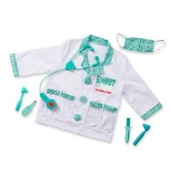 Melissa & Doug Melissa & Doug Doctor Role Play Costume Dress-Up Set (7pc) -Melissa & Doug Sales 2022 unnamed file 754