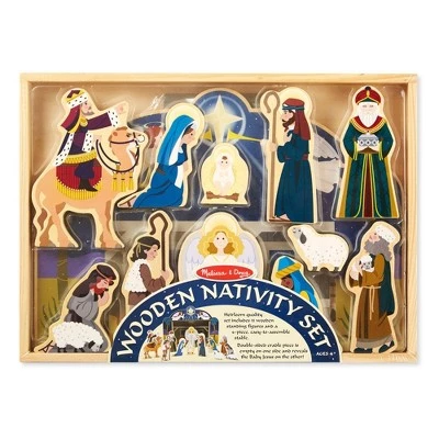 Melissa & Doug Melissa & Doug Wooden Nativity Set 2 Melissa & Doug Melissa & Doug Wooden Nativity Set - Image 2