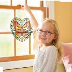 Melissa & Doug Sales 2022 33 Melissa & Doug Melissa & Doug Stained Glass Made Easy Activity Kit: Butterfly - 140+ Stickers