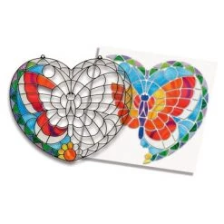 Melissa & Doug Melissa & Doug Stained Glass Made Easy Activity Kit: Butterfly - 140+ Stickers -Melissa & Doug Sales 2022 unnamed file 793