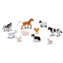 Melissa & Doug Melissa & Doug Farm Friends - 10 Collectible Farm Animals