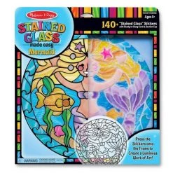 Melissa & Doug Melissa & Doug Stained Glass Made Easy Activity Kit: Mermaids - 140+ Stickers -Melissa & Doug Sales 2022 unnamed file 802